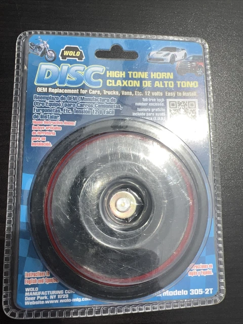 Wolo 305-2T High Tone Disc Horn,Electric