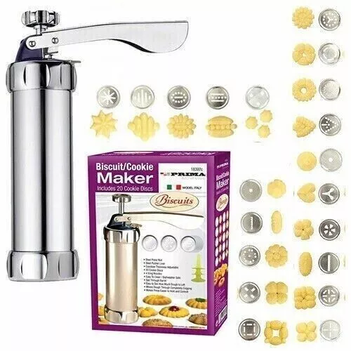 25Pc Biscuit Maker Baking Cake Cutter Decorating Set Cookie Press Pump Machine