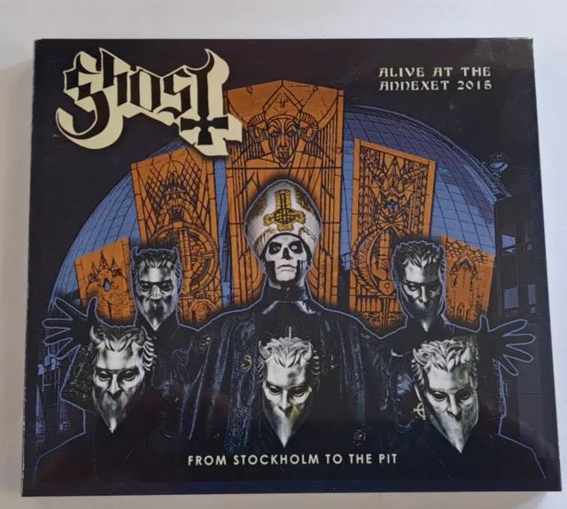 Ghost From Stockholm To The Pit Alive Annexet 2015 New 2 CD Digipak Hard Rock