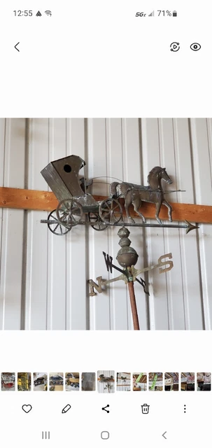 Old Buggy & Horse Weathervane