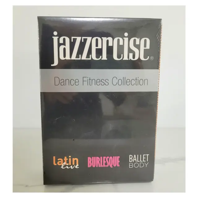 Jazzercise Dance Fitness Collection Latin Live/Burlesque/Ballet Body (DVD) New
