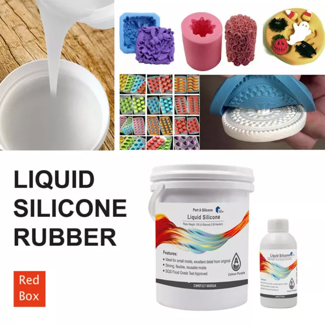 White SH25 Liquid Silicone Rubber Mould Making Kit 100:3 Mix - 1Kg 2Kg 5Kg 10Kg