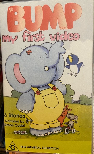 BUMP THE ELEPHANT : My First Video VHS VIDEO TAPE (animated kids tv ...