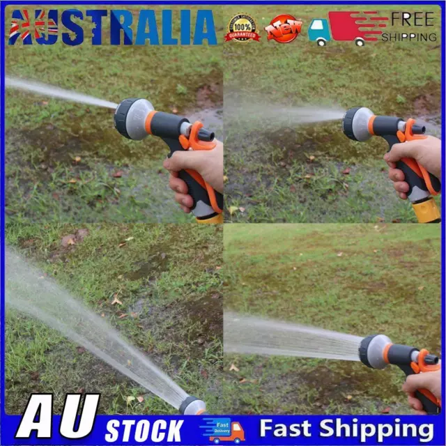 Portable High Pressure Water Gun 8 Modes Power Pressure Washer for Lawn & Garden