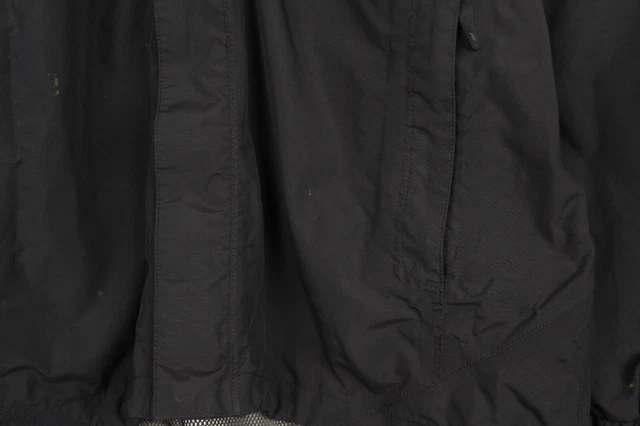 North Face Hyvent Jacket Waterproof Rain Coat Black Full Zip Mens Size M 7