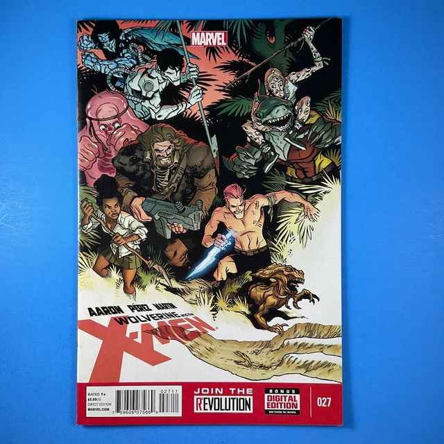 Wolverine and the X-Men #27 Marvel Comics 2013 Savage Land Dog Logan!