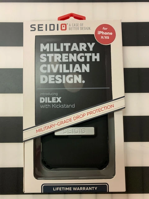 SEIDIO Dilex with Kickstand - iPHONE X/XS BLACK *N*E*W*