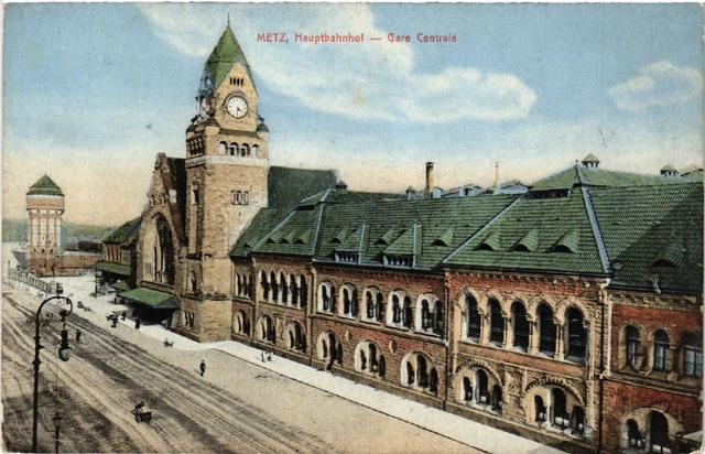 CPA AK METZ Hauptbahnhof - Gare Centrale (393276)