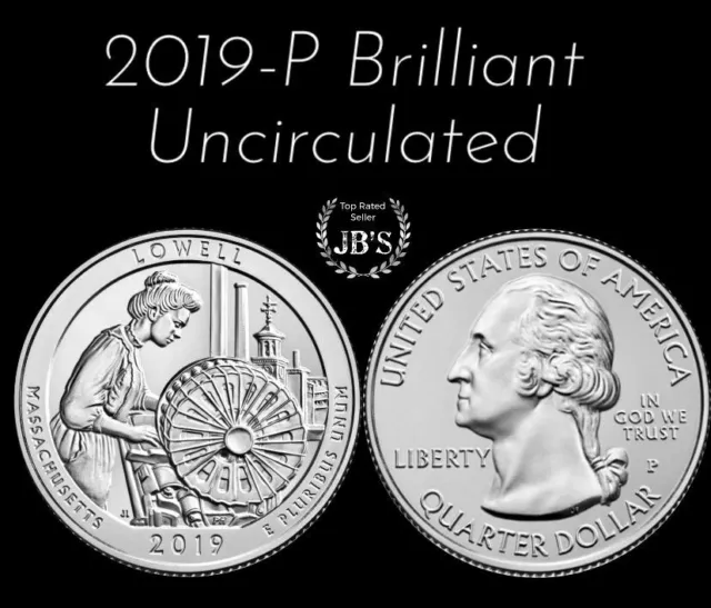 2019 P Lowell National Park ATB Quarter BRILLIANT UNCIRCULATED *JB's Coins*