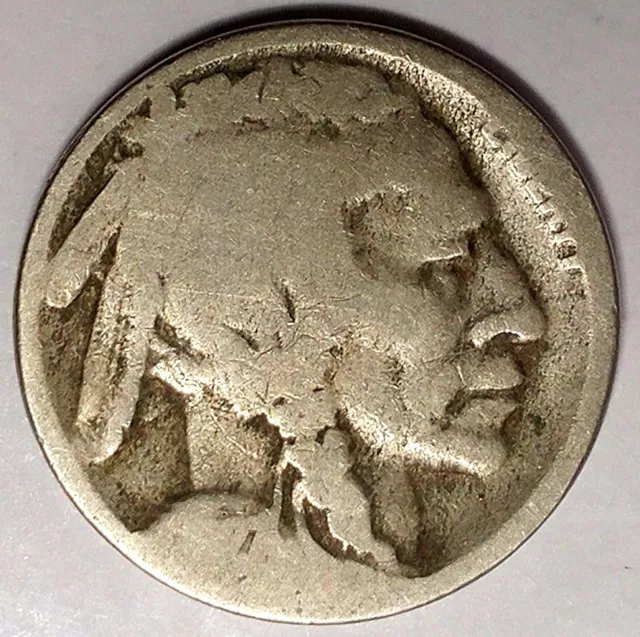 1927-D 5C Buffalo Nickel, 17rr2510 "Only 50 Cents for Shipping"*
