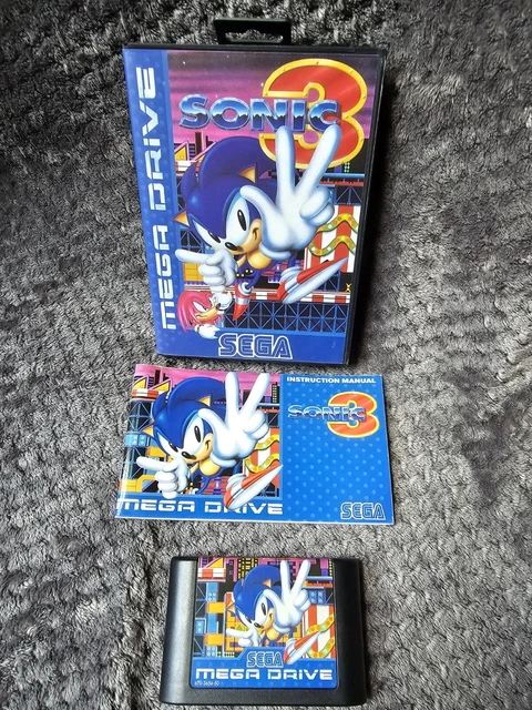 SEGA MEGADRIVE SONIC 3 Boxed Complete With Manual Cleaned Tested ...