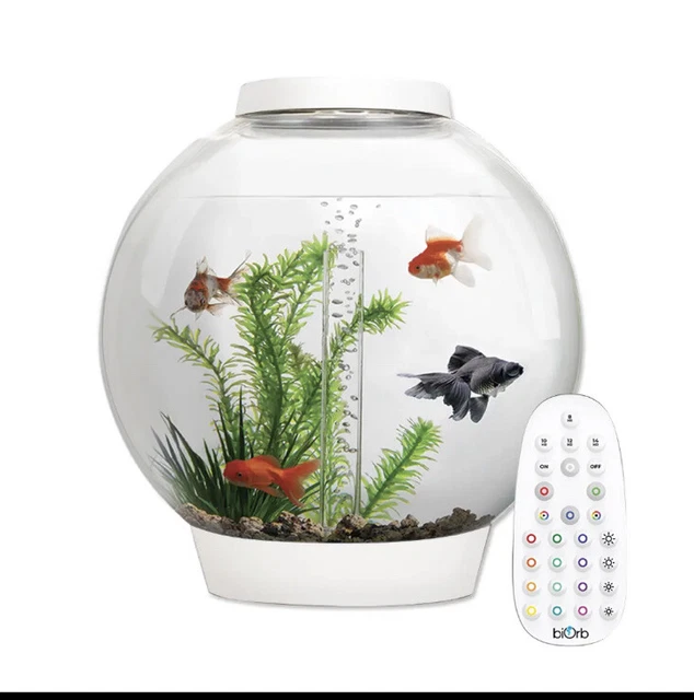 Biorb Classic 30L White Aquarium Acrylic Fish Tank Led Lighting Filter Unit