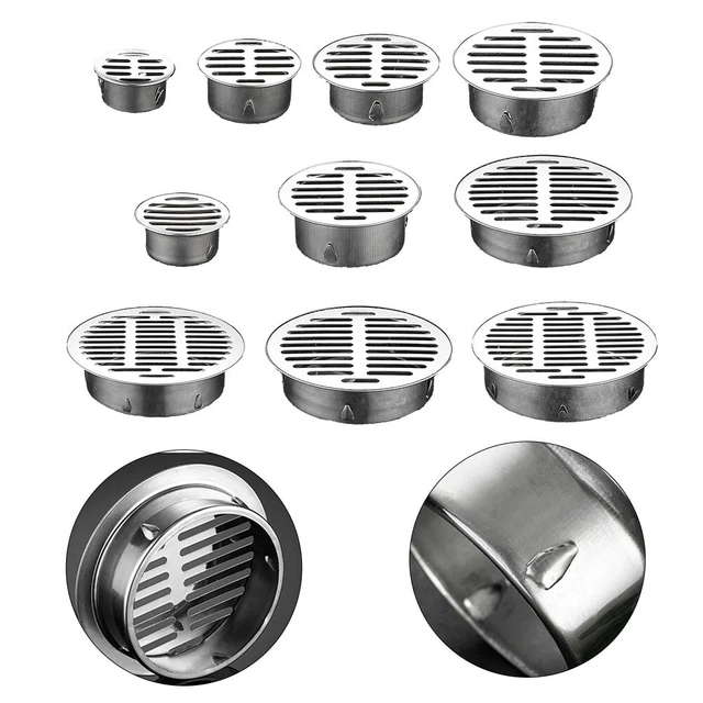 Desagüe de suelo de acero inoxidable 50 200 mm para exterior y techo