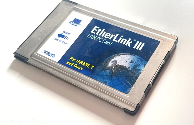 PCMCIA Ethernet Card Mac Farallon EtherMac PCMCIA Ethernet Card