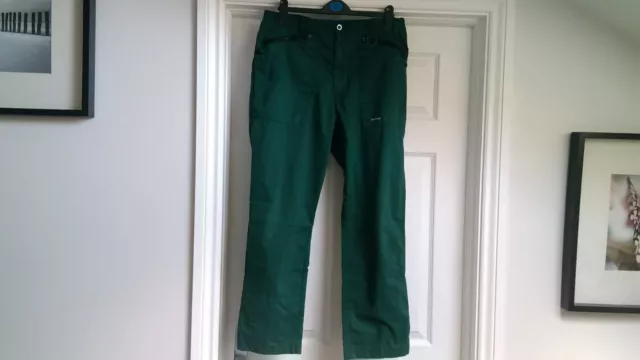 Rohan Airlight Hiking Trousers Mens Green 34"waist Camping Outdoors