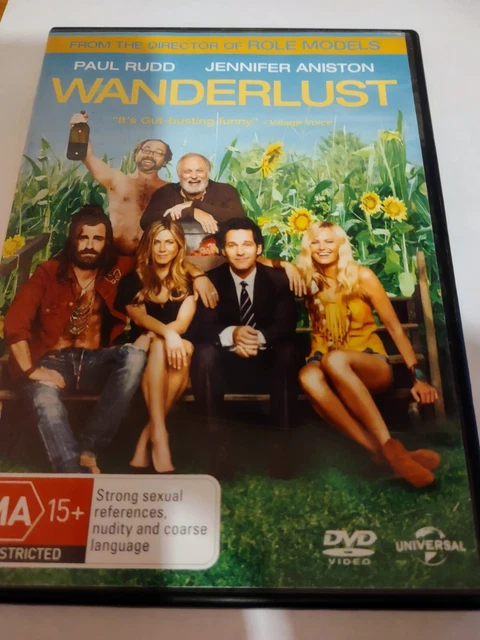 WANDERLUST, DVD, PAUL Rudd, Jennifer PicClick AU