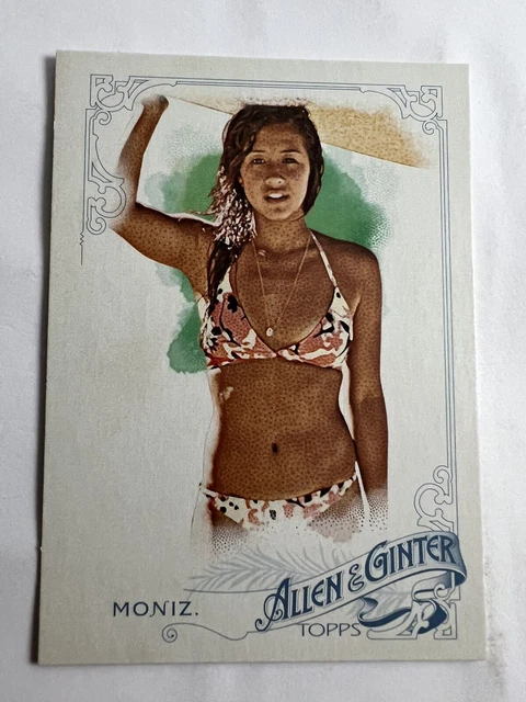 2015 Topps Allen & Ginter Kelia Moniz #93 Professional Surfer Rookie RC
