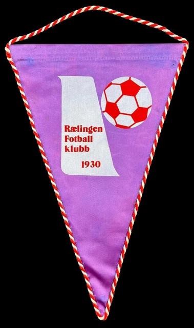 Gagliardetto della squadra di calcio norvegese Rælingen FK