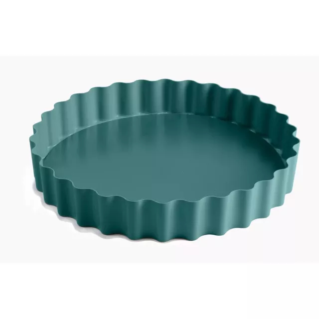 Jamie Oliver 9.8" Flan Tin Tart Pie Pan Fluted Cake Baking Tray Non-Stick Loose