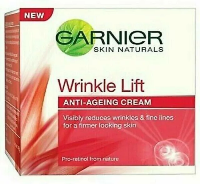 Garnier Skin Naturals Wrinkle Lift crème anti-âge pour réduire les rides 40 g