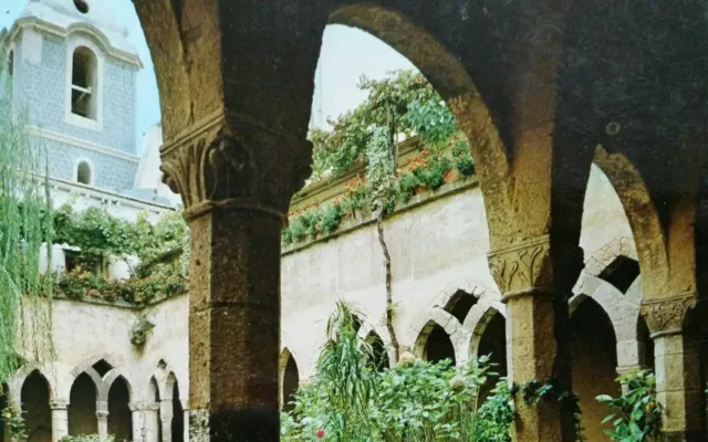 Cartolina Postale Sorrento Chiostro San Francesco Non Viaggiata Bc02