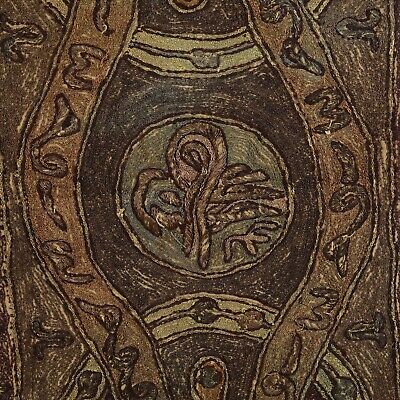 Tejido Otomano S.XIX Siglo Xx Siglo Bordado Hilo de Plata- Arte Étnico #C28-14