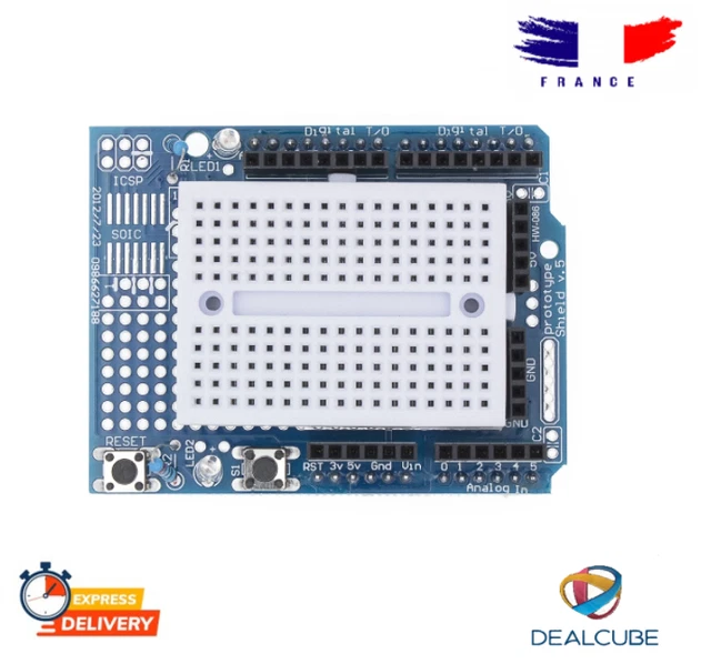 PROTOTYPE PROTO SHIELD V5 Prototyping Board Arduino Uno carte d