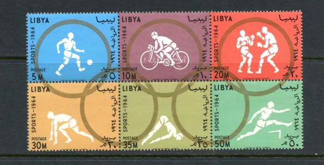 R1112 Libye 1964 Olympiques Bloc MNH