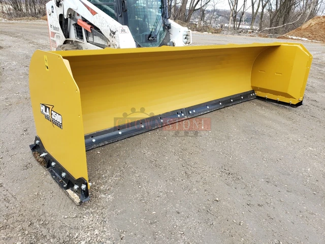 Brand New Hla 3500 Series 144" Snow Pusher For Skid Steers, Ssl Quick Attach