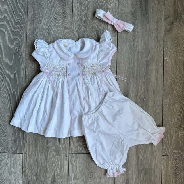 Pretty Originals Baby Girl dress set size 12 months