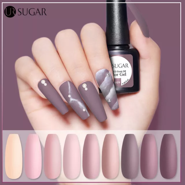 UR SUGAR Shiny Matte UV Gel Nail Polish Soak Off Top Base Matte Coat Gel Varnish