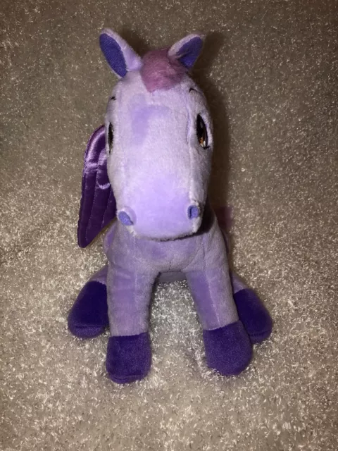 DISNEY SOFIA THE FIRST Baby MINIMUS PURPLE PEGASUS Horse PLUSH TOY 9"