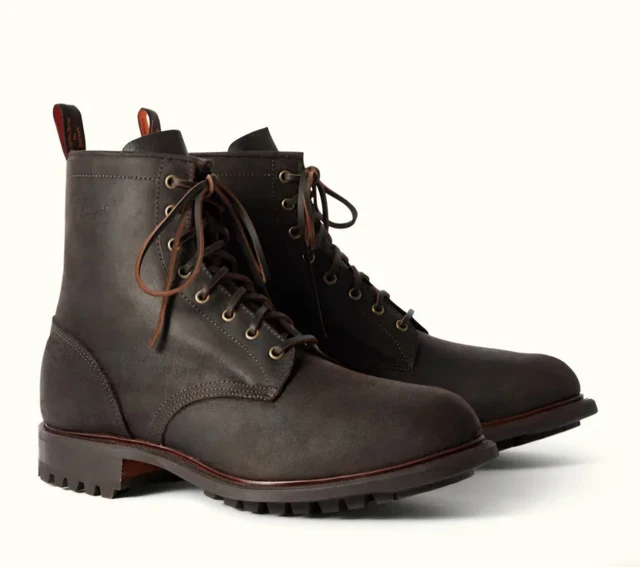 Thomas Williams Rigger RM WILLIAMS RIGGER Commando Dark Brown 12US 11G Dark Brown Men Leather ...