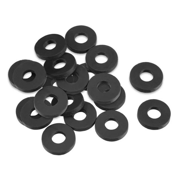 Lot De 20 Joints PTFE Ronds - 18x6x3mm - Blanc - Pour étanchéité, Universels
