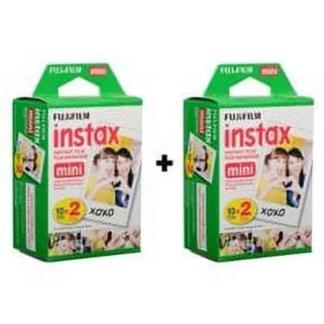 Fujifilm Instax Mini Twin Film - Two Pack (40 Photos),Free Shipping