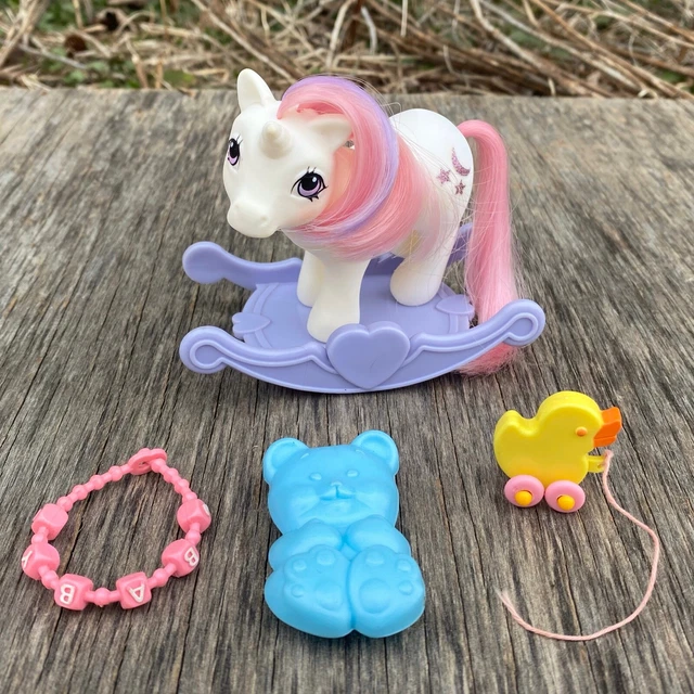 BABY MOONDANCER - 1984 VINTAGE G1 My Little Pony - Moon Dancer Accessories Duck