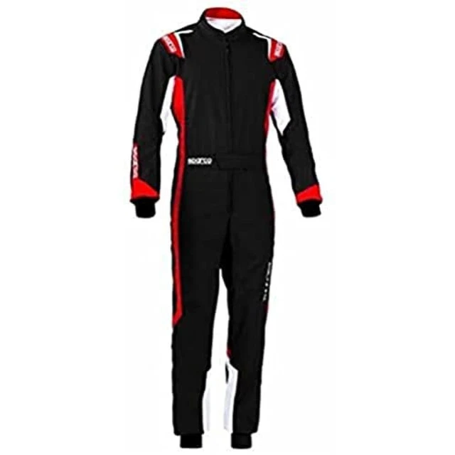 (TG. M) Sparco 002342NRRS2M Thunder Tuta da Kart Professionale, M, Nero/Re - NUO