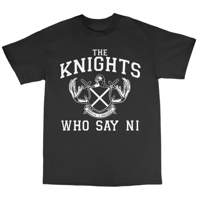 Knights That Say Ni T-Shirt 100% Cotton Monty Python And The Holy Grail