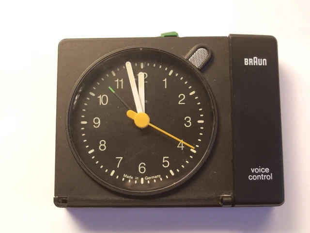 インテリア時計 Braun voice control AB 312 vsl iF Design - Batterieweckuhr Braun voice control AB 312 vsl