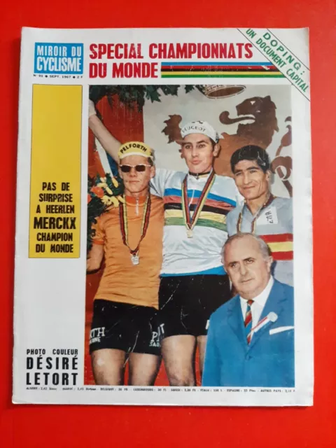 1967 miroir du cyclisme n°91 CHAMPIONNATS DU MONDE MERCKX JANSSEN SAEZ