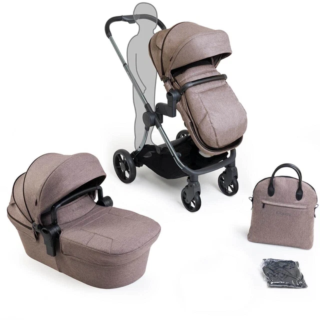 Icandy Lime Travel System Taupe Bassinet and Stroller