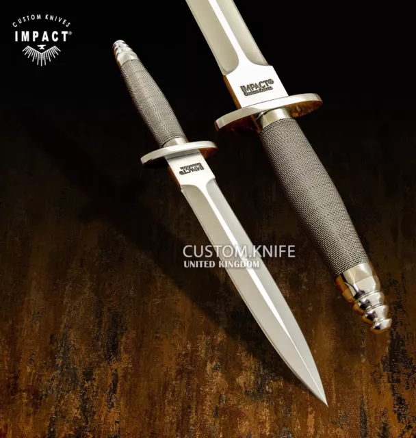 Impact Cutlery 1-Of-A-Kind 13.20" Custom Art Dagger Knife | Wire Wrapped Handle