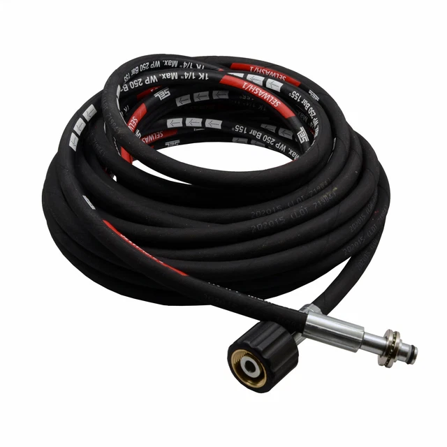 Kit Accessoires Nettoyeur Haute Pression - Raccords Rapides M22-14mm - Laiton Et Acier Inox - 5000 PSI Max