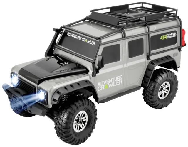 Reely Adventure gris brushed 1:10 Auto RC lectrique Crawler 4 roues motrices (4W