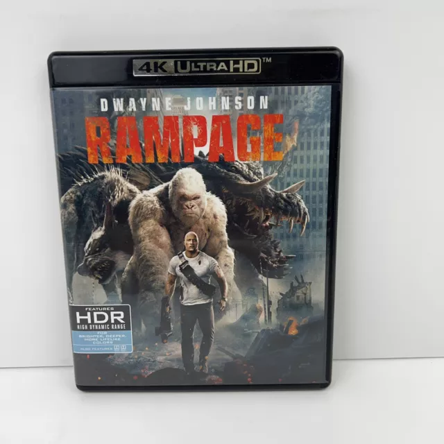 Rampage (4K Ultra HD, 2018) No Digital Code Dwayne Johnson