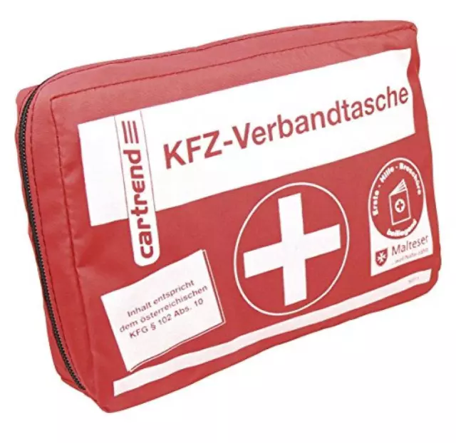 Cartrend 50211 - Borsa per primo soccorso per auto, conforme alla KFG 102 ABS 10