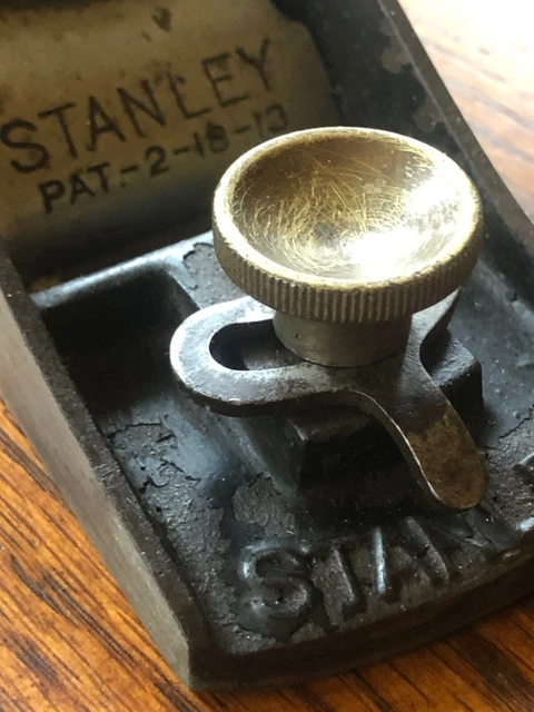 Antique Stanley Low Angle Block Plane for Woodworking and Carpentry Pat 2-18-13