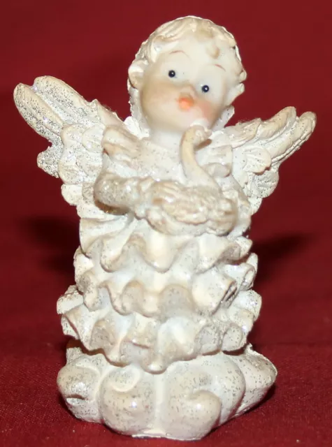 Small Alabaster Fairy Angel Figurine