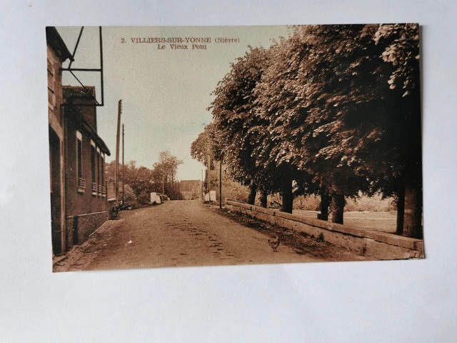 CPA 58 VILLIERS-SUR-YONNE - Le Vieux Pont