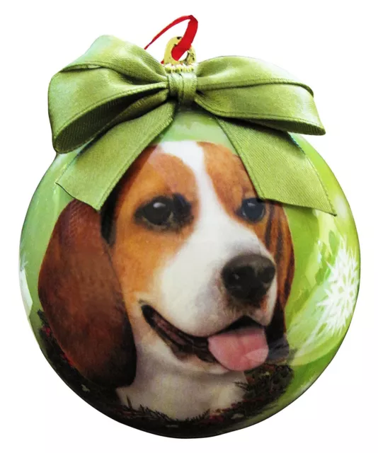 BEAGLE--Shatterproof Ball Ornament--3"-- by E & S Pets